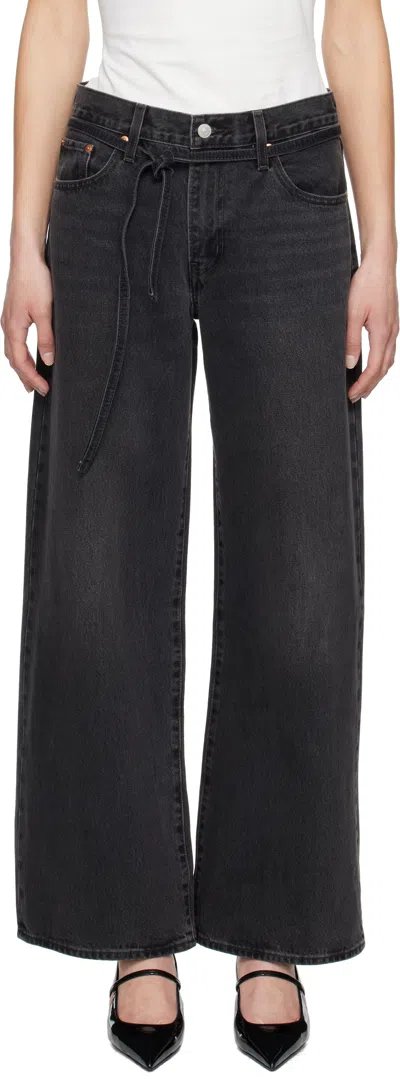 Levi's Black Xl Baggy Straight Jeans