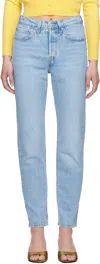 Levi's Blue 501 Original Fit Jeans In Hollow Days