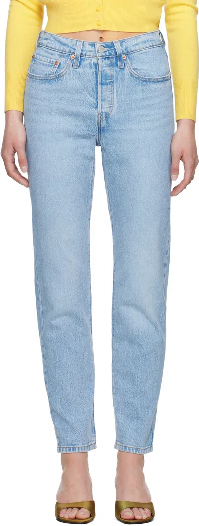Levi's Blue 501 Original Fit Jeans In Hollow Days