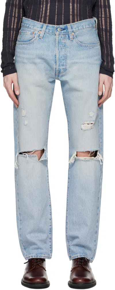 Levi's Blue 501 Original Fit Jeans In Lookin Good
