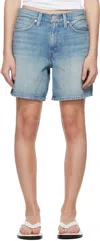 Levi's Blue 94 Baggy Denim Shorts In Roll It Up