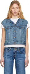 Levi's Levis Shrunken 90s Vest Stop Flaxing In Stop Flaxing