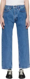Levi's Blue Skateboarding Baggy 5 Pocket Jeans In Deep Groove