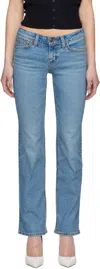 Levi's Blue Superlow Bootcut Jeans In Hydrologic