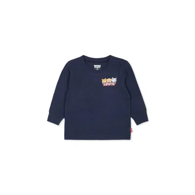 Levi's Blue T-shirt For Baby Boy With Logo