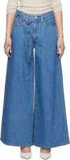 Levi's Blue Xl Superwide Jeans In Cause And Effect