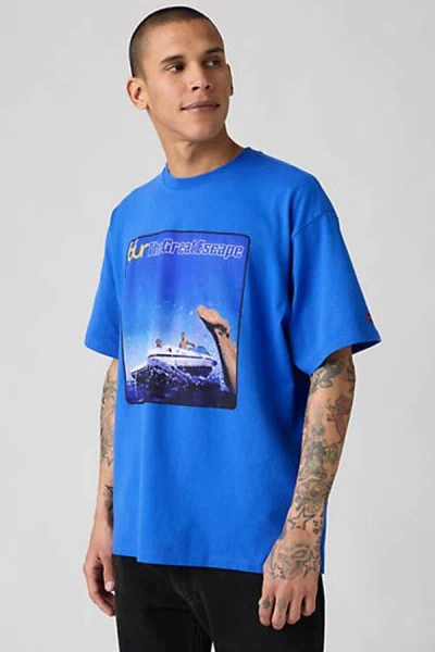 Levi's Blur Band Tee In Blue