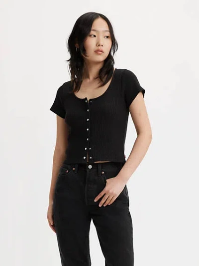 Levi's Britt Snap-front Top