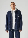 Levi's Broadway Engineer Coat In Blue