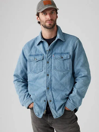 Levi's Bronson Overshirt In Medium Wash