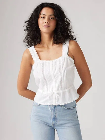 Levi's Brynnley Blouse In Bright White