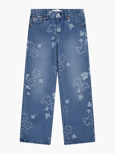 Levi's Butterfly Wide Leg Big Girls 7-16 Jeans 16 In Dance Around