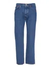 Levi's Buttoned Fitted Jeans In Blue