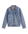 Levi's Buttoned-up Denim Trucker Jacket In Blue