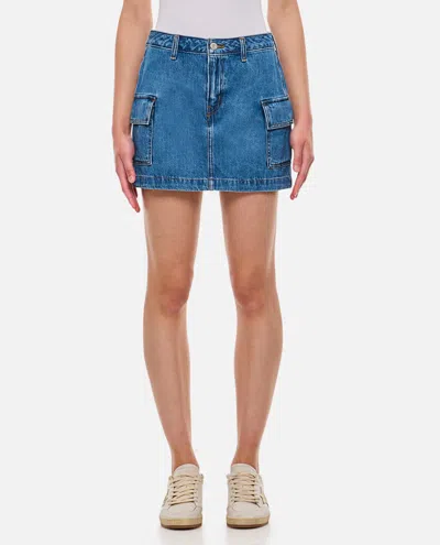 Levi's Denim Cargo Skirt In Blue