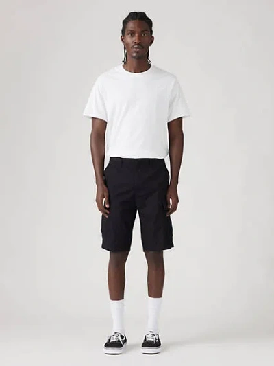 Levi's Carrier Cargo 9.5" Men's Shorts 29 In Black Ripstop