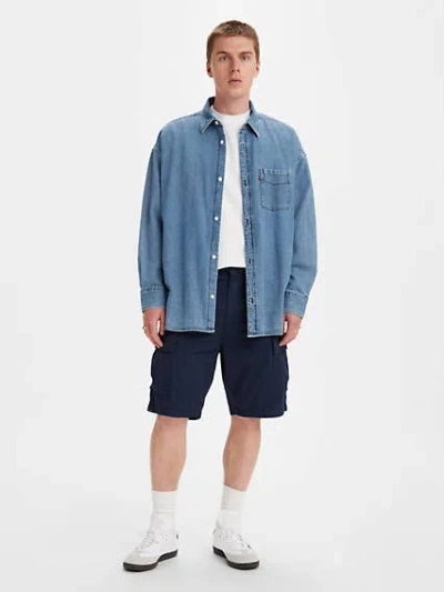 Levi's Carrier Cargo 9.5" Men's Shorts 40 In Navy Blazer