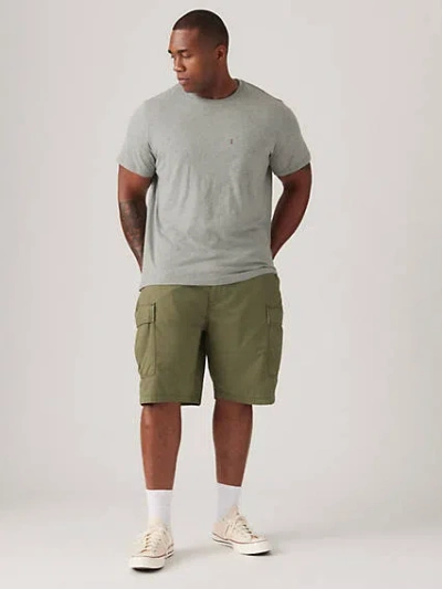 Levi's Carrier Cargo Shorts (big & Tall) In Olive Night