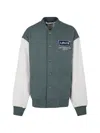 Levi's Green Bomber Jacket For Boy With Logo In Green