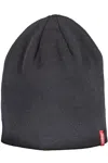 Levi's Blue Acrylic Men Cap In Blue