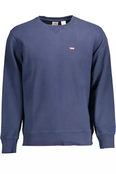 Levi's Chic Blue Cotton Sweatshirt For Men