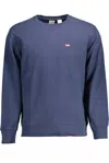 Levi's Chic Blue Cotton Sweatshirt For Men In Blue