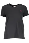 Levi's Logo-patch T-shirt In Black