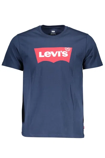 Levi's Classic Crew Neck Tee With Men's Logo In Blue