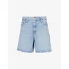 Levi's Blue 501 Original Fit Mid-thigh Lightweight Denim Shorts In Far And Wide Short