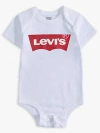 Levi's Classic Logo Bodysuit Baby Nb-9m In White