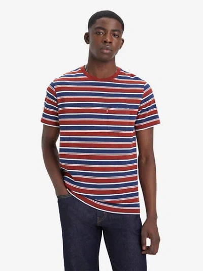 Levi's Classic Pocket T-shirt In Hartford Stripe