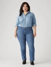 Levi's Classic Straight Women's Jeans (plus Size) 24m In Lapis