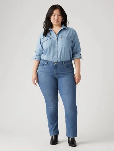 Levi's Classic Straight Women's Jeans (plus Size) 24m In Lapis