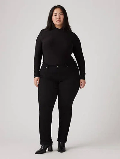 Levi's Classic Straight Women's Jeans (plus Size) 22s In Black