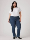 Levi's Classic Straight Women's Jeans (plus Size) 24m In Lapis Dark Horse