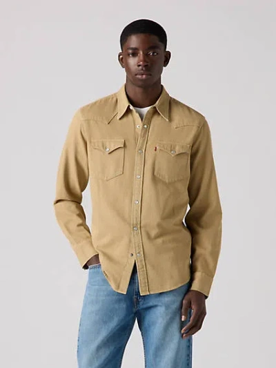 Levi's Classic Western Standard Fit Shirt In Luka Harvest Gold