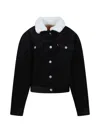 Levi's Black Jacket For Girl With Logo In Black