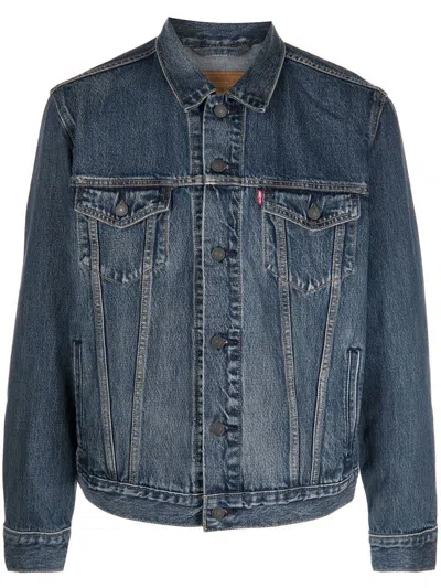 Levi's Cotton Classic Denim Jacket In Dark Blue