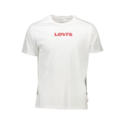 Levi's Cotton Men Men's T-shirt In White