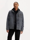 Levi's Cotton Military Jacket In Gray