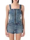 Levi's Sculpted Bustier Top In Blue