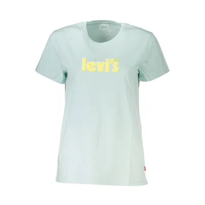 Levi's Light Blue Cotton Tops & T-shirt