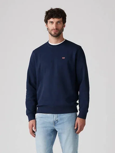 Levi's Crewneck Sweatshirt In Dress Blues