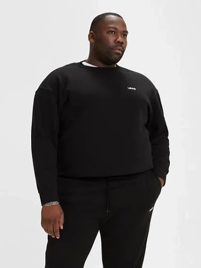 Levi's Crewneck Sweatshirt (tall) In Black