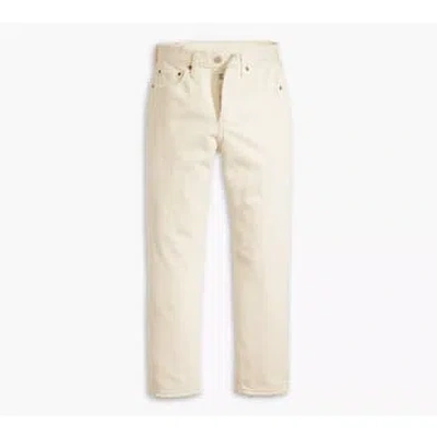 Levi's Crop 501 Jeans In White