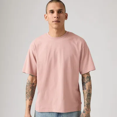 Levi's Cropped Short Sleeve T-shirt In Pink