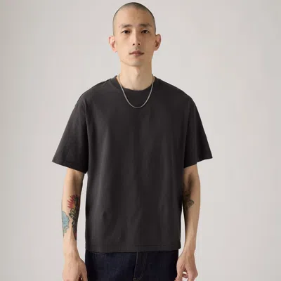Levi's Cropped Short Sleeve T-shirt In Black