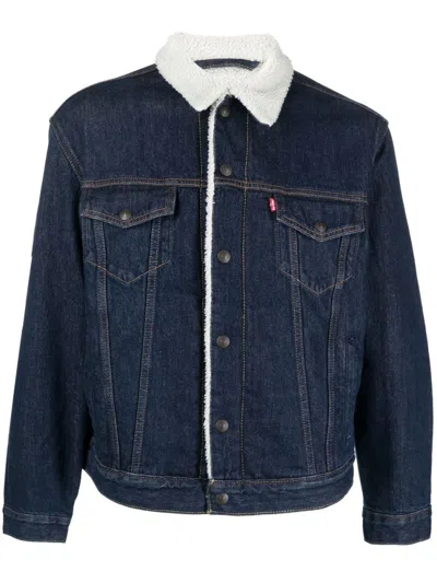 LEVI'S DARK BLUE REGULAR FIT JACKET