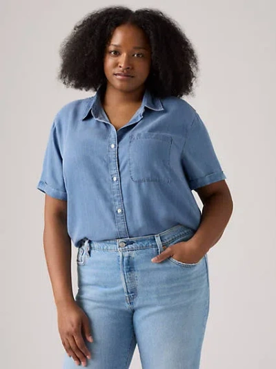 Levi's Darlene Shirt (plus Size) In Fire Bar