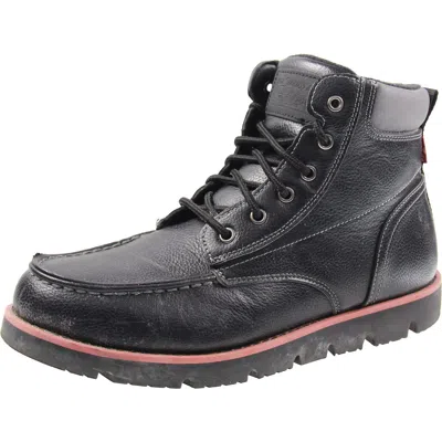 Levi's Deansh Mens Solid Leather Work & Safety Boots In Multi